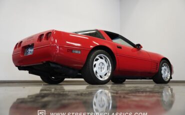 Chevrolet-Corvette-1991-Bright-red-Black-18