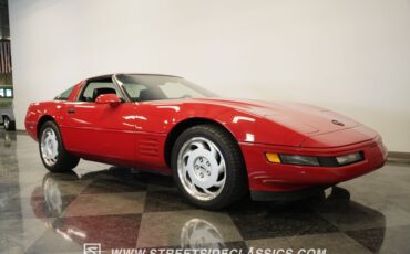 Chevrolet-Corvette-1991-Bright-red-Black-23