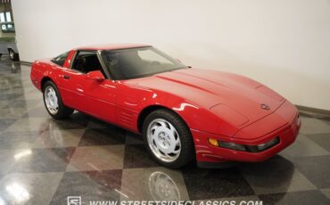 Chevrolet-Corvette-1991-Bright-red-Black-24