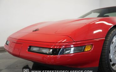 Chevrolet-Corvette-1991-Bright-red-Black-26