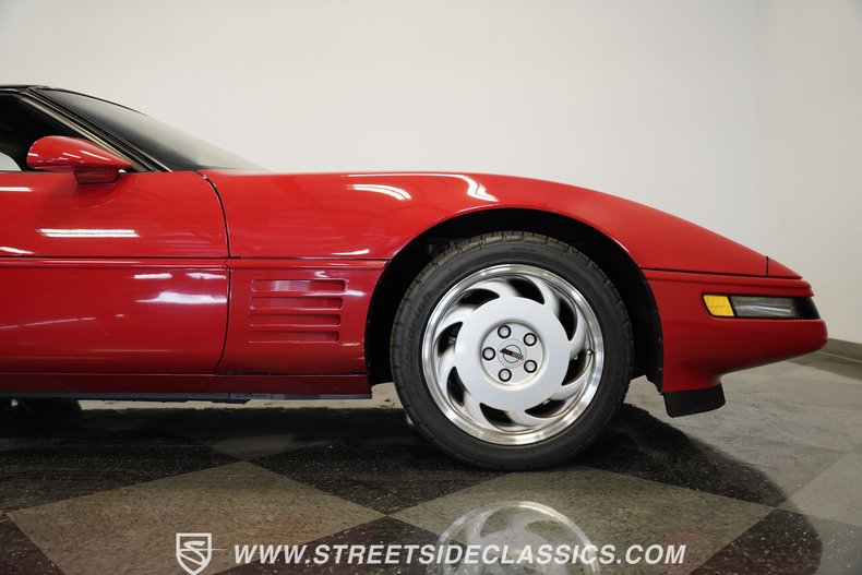 Chevrolet-Corvette-1991-Bright-red-Black-33