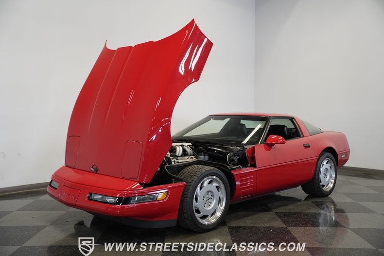 Chevrolet-Corvette-1991-Bright-red-Black-34