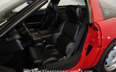 Chevrolet-Corvette-1991-Bright-red-Black-40
