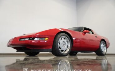 Chevrolet-Corvette-1991-Bright-red-Black-9