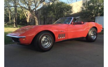 Chevrolet-Corvette-stingray-1969-Red-Red