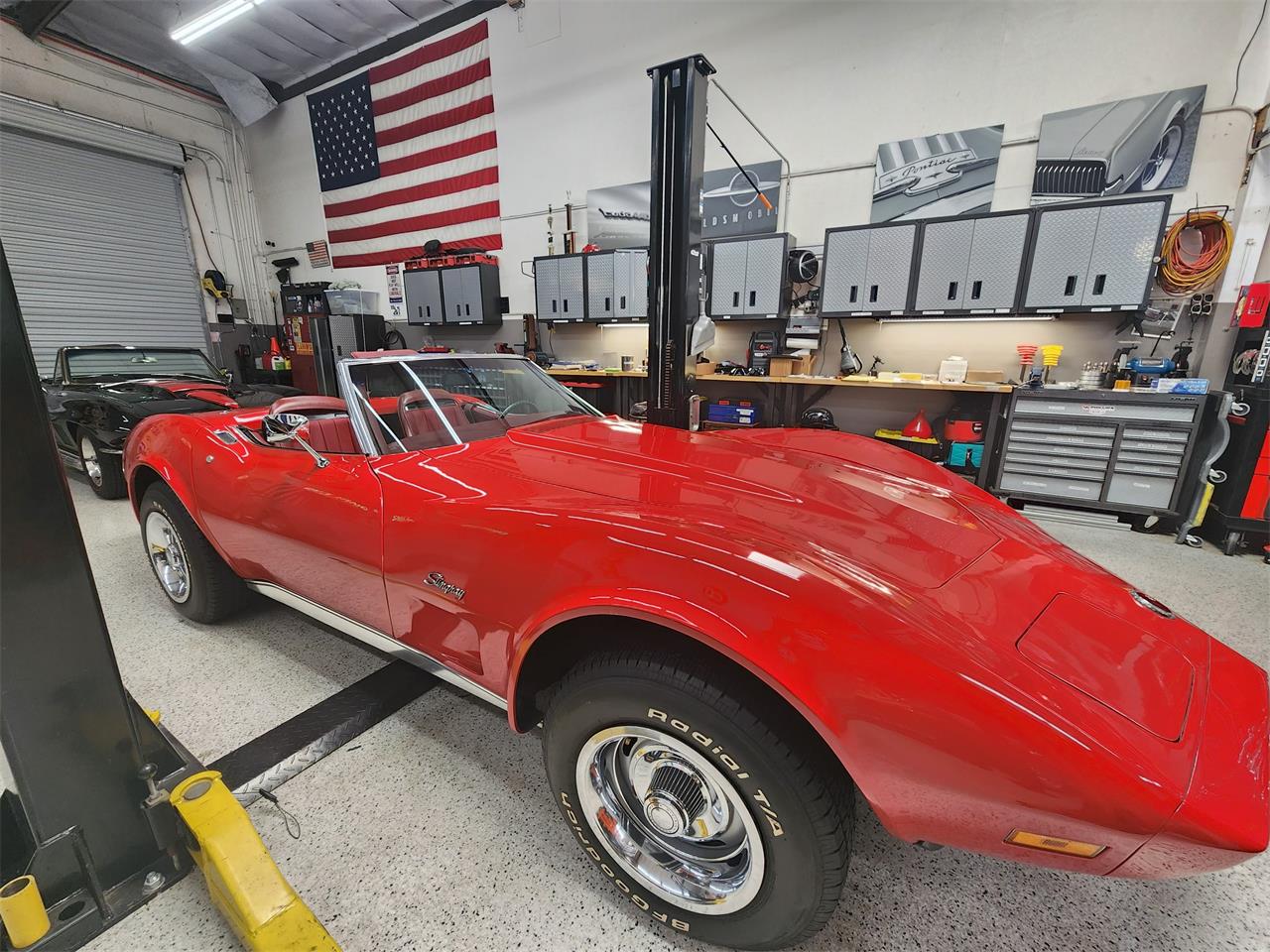 Chevrolet-Corvette-stingray-1974-Red-Red-23