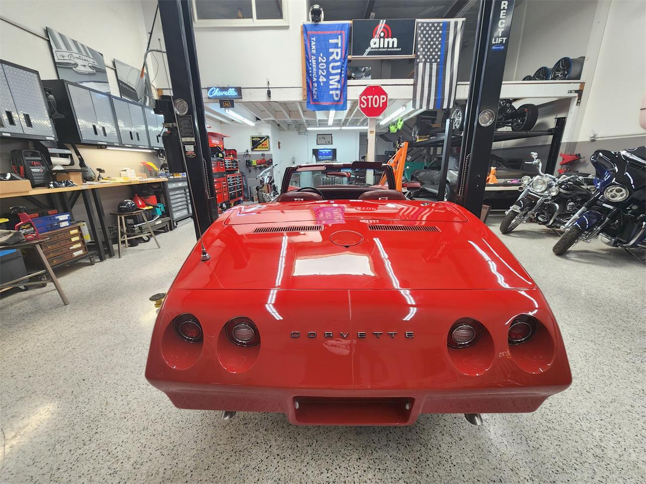 Chevrolet-Corvette-stingray-1974-Red-Red-5