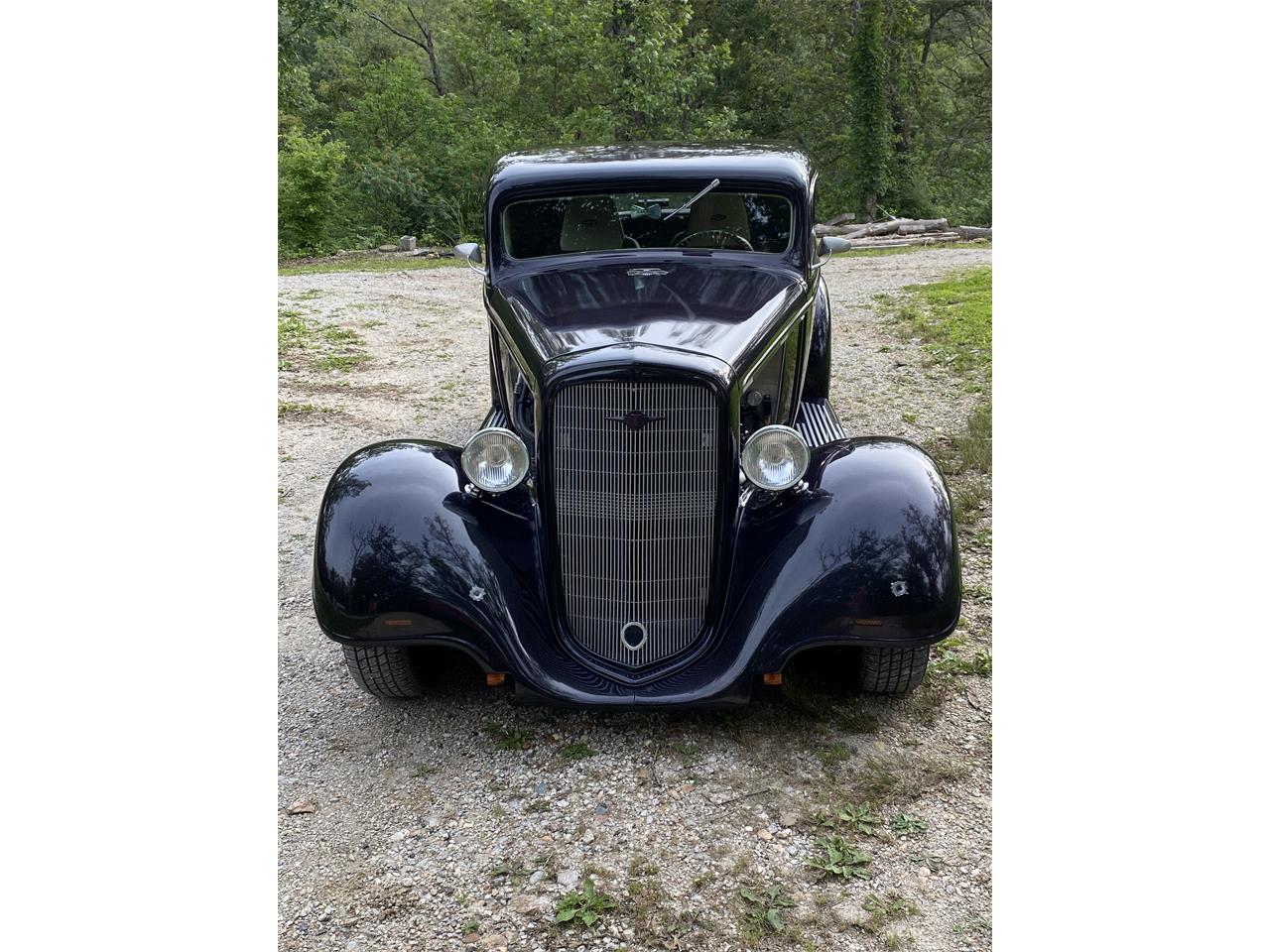 Chevrolet-Coupe-1934-Dark-Purple-Tan-1