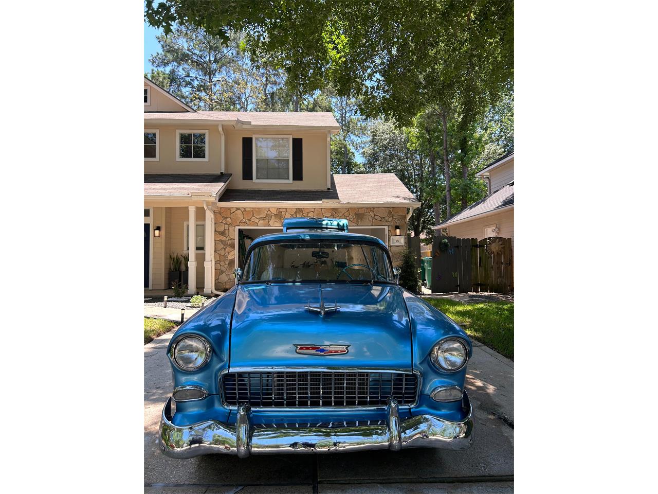 Chevrolet-Delivery-1955-Blue-White-1
