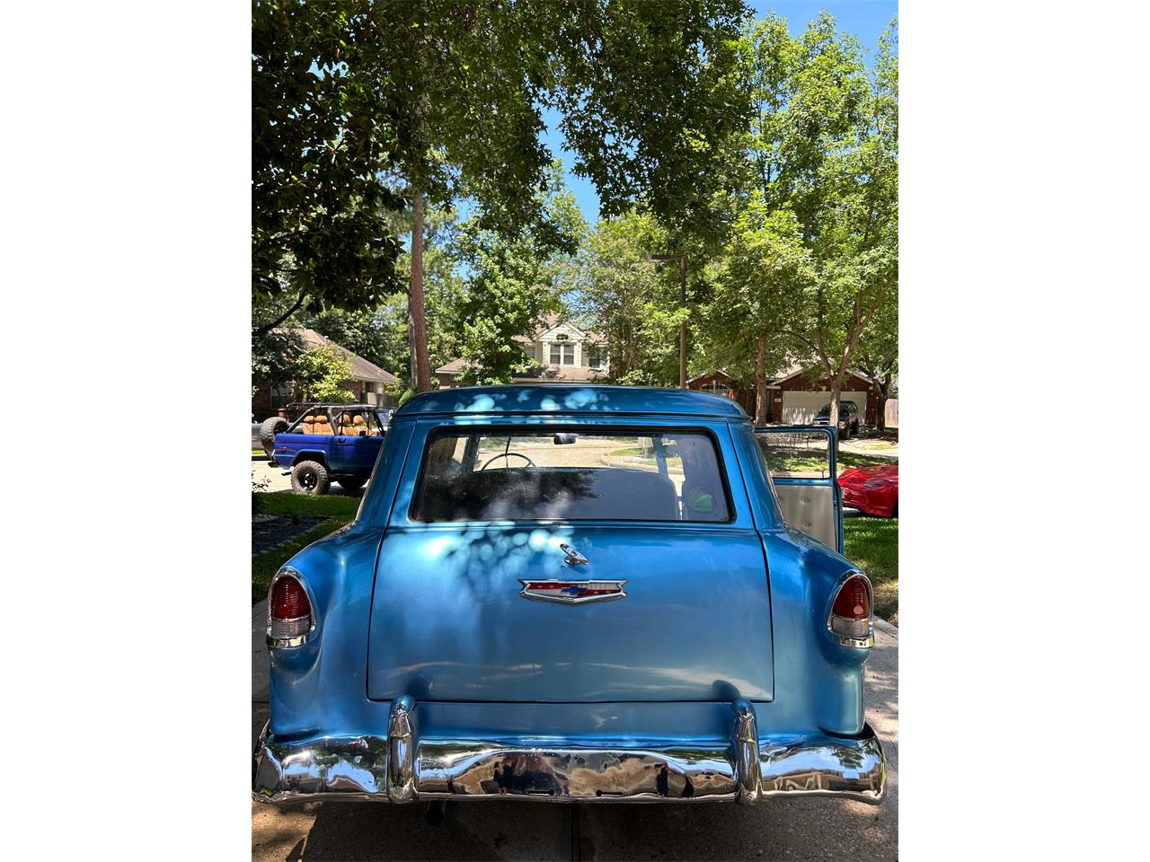 Chevrolet-Delivery-1955-Blue-White-13