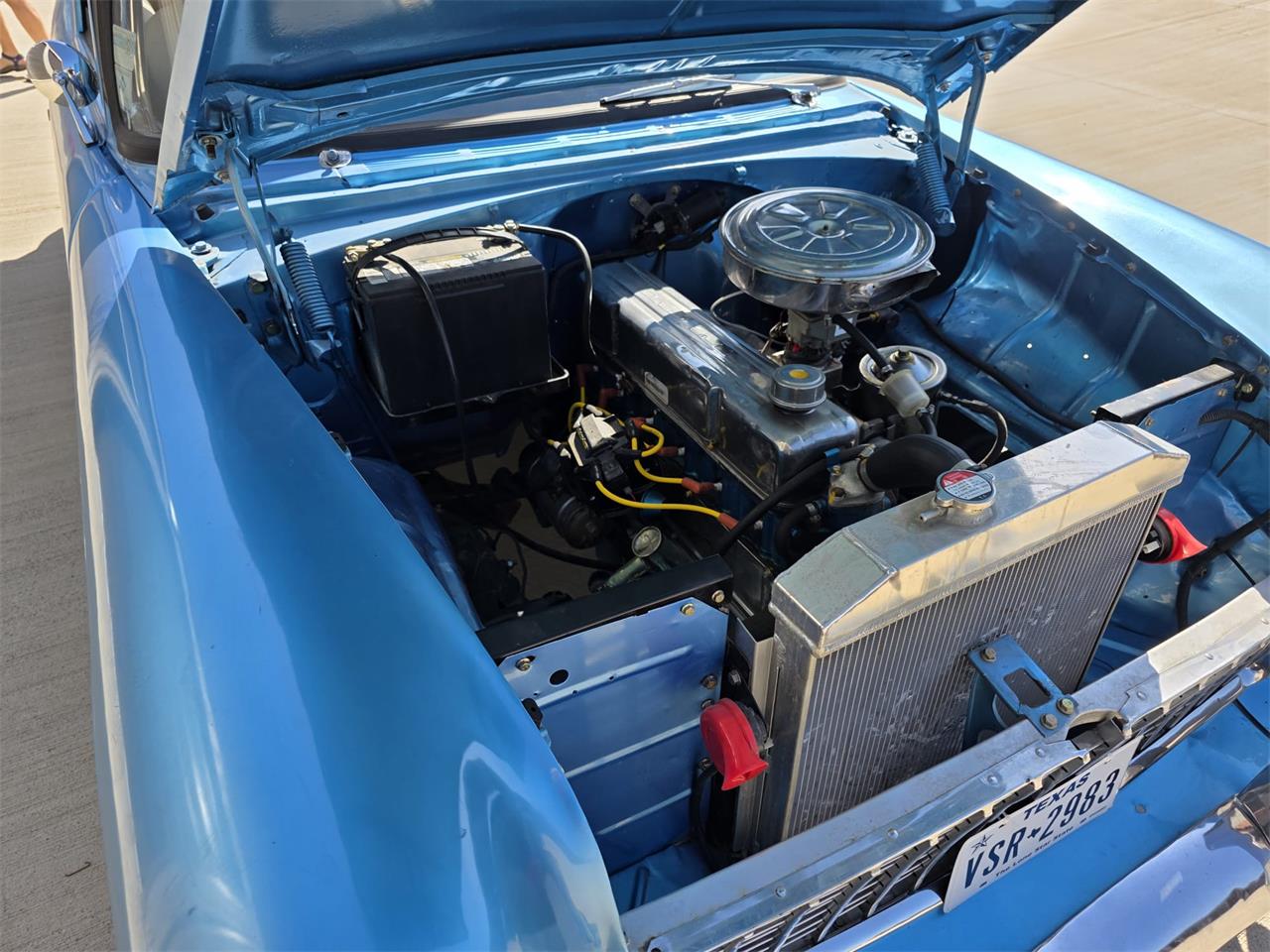 Chevrolet-Delivery-1955-Blue-White-7
