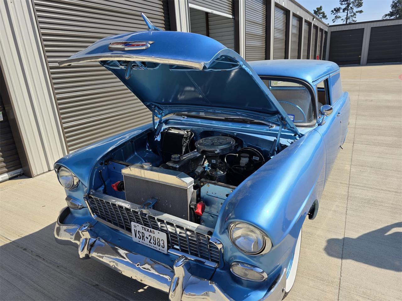 Chevrolet-Delivery-1955-Blue-White-8