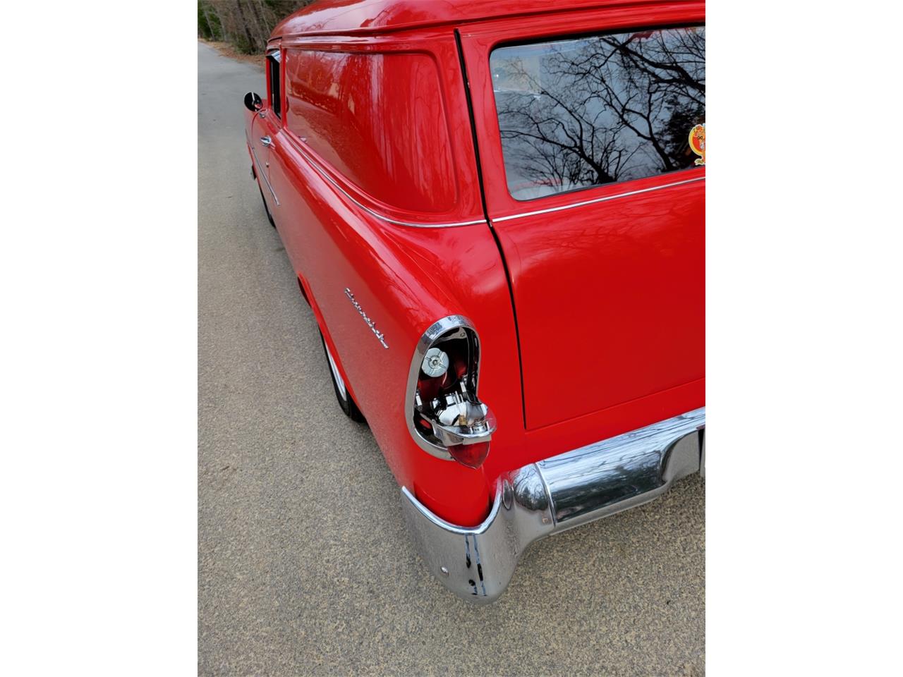 Chevrolet-Delivery-1956-Red-red-and-white-10