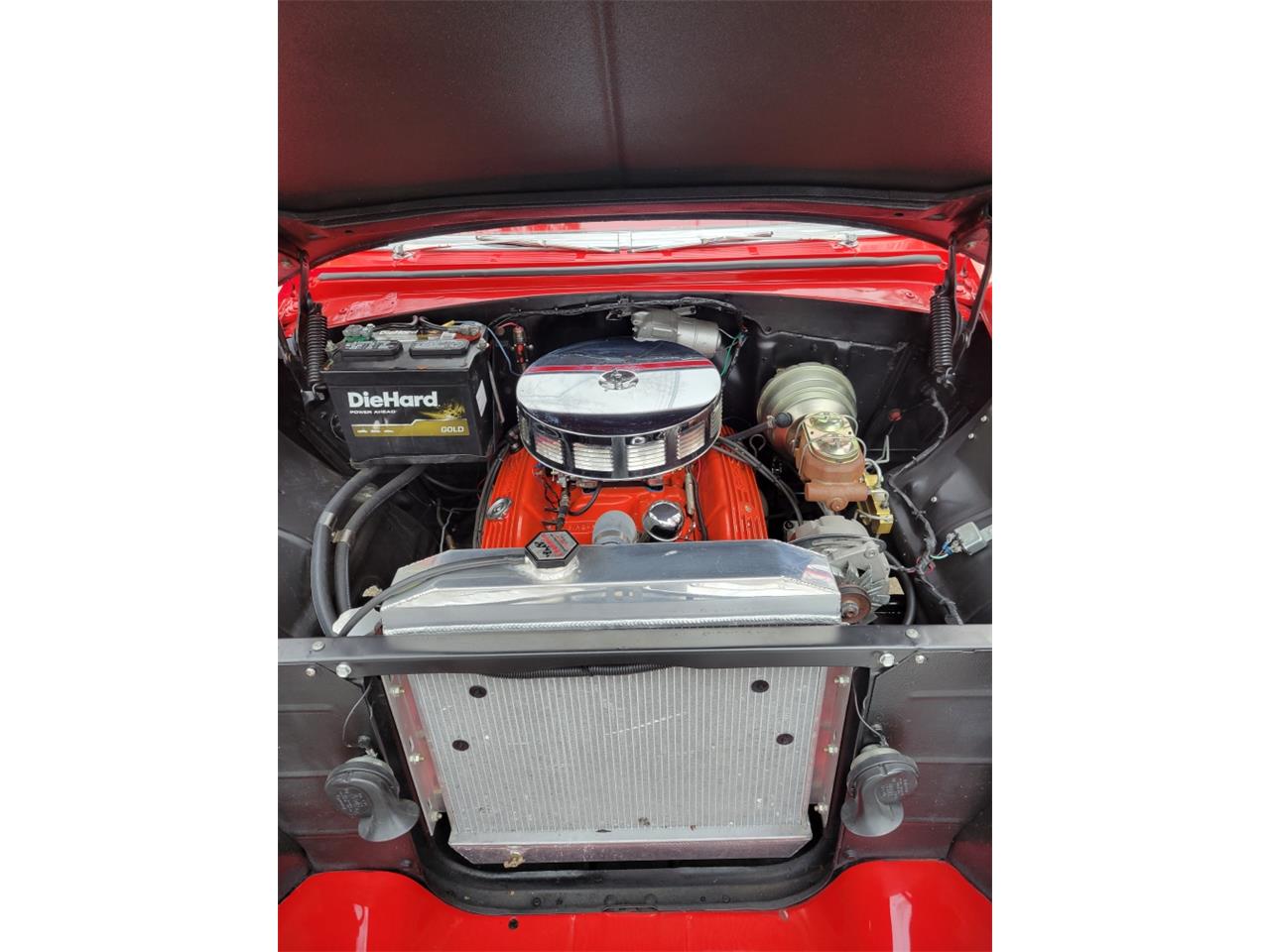 Chevrolet-Delivery-1956-Red-red-and-white-15