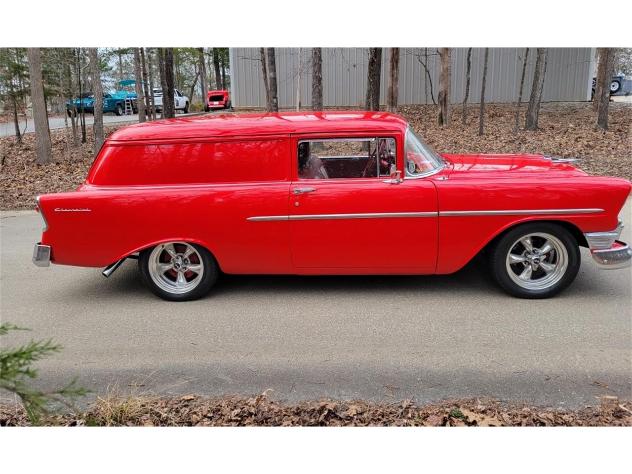 Chevrolet-Delivery-1956-Red-red-and-white-5