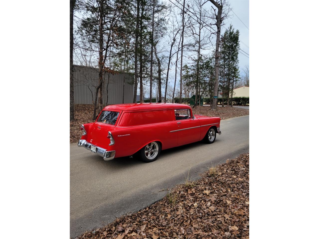 Chevrolet-Delivery-1956-Red-red-and-white-6