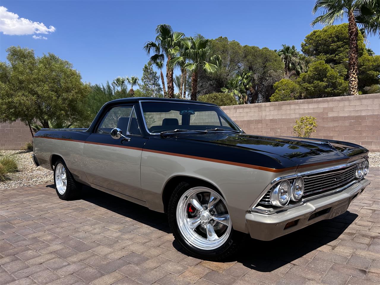 Chevrolet-El-camino-1966-Black-and-champagne-Black