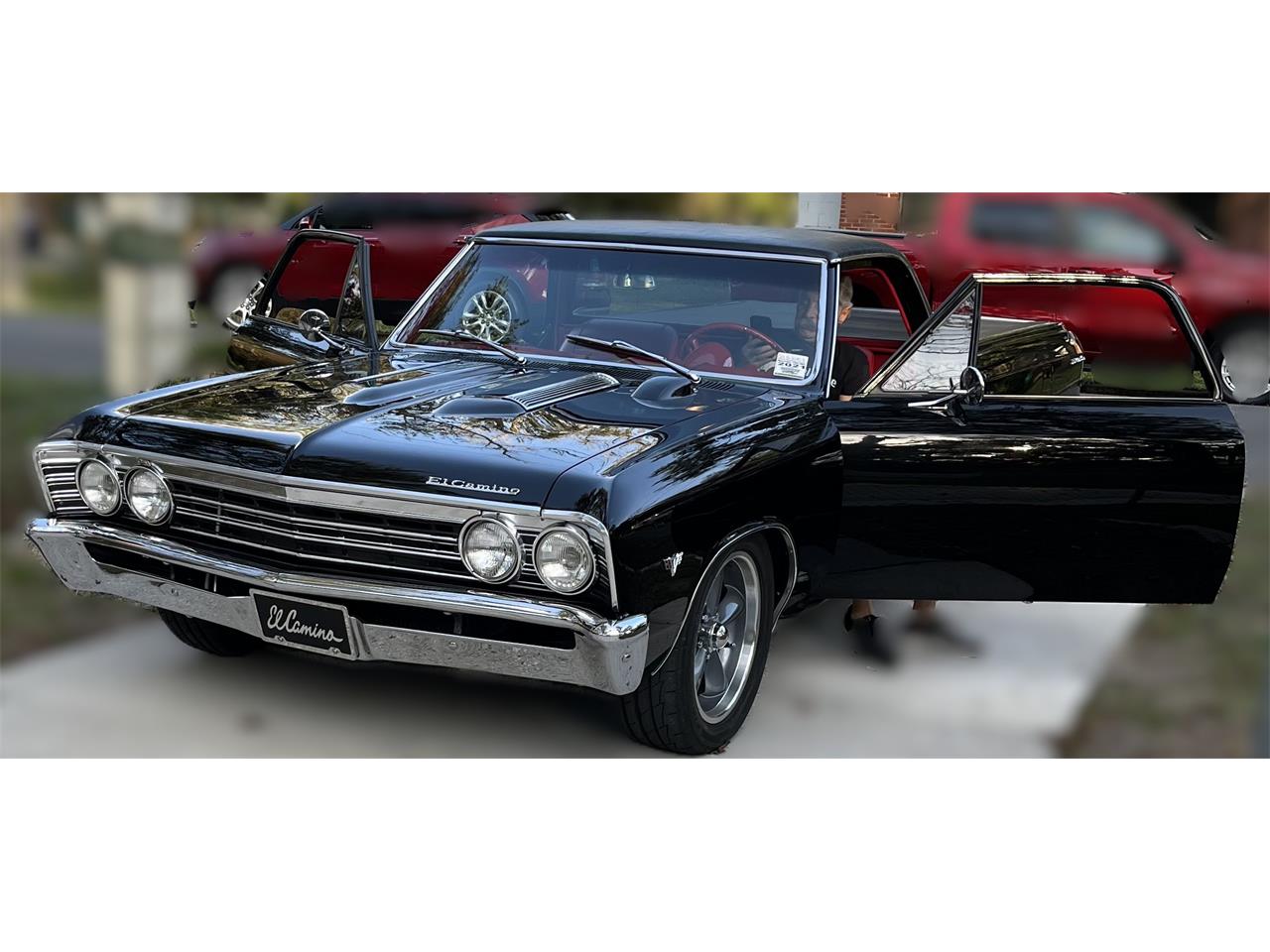 Chevrolet-El-camino-1967-Black-Red