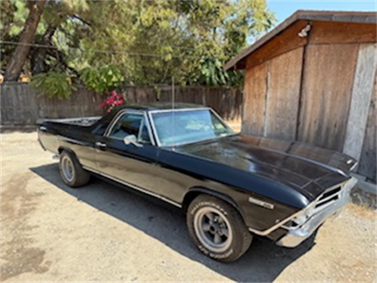 Chevrolet-El-camino-1969-Black-Black-and-Gray