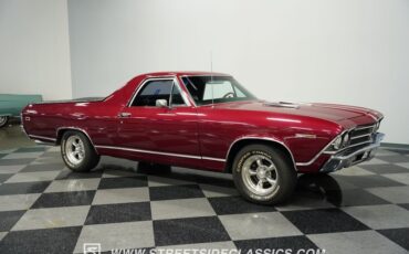 Chevrolet-El-camino-1969-Burgundy-Black-20