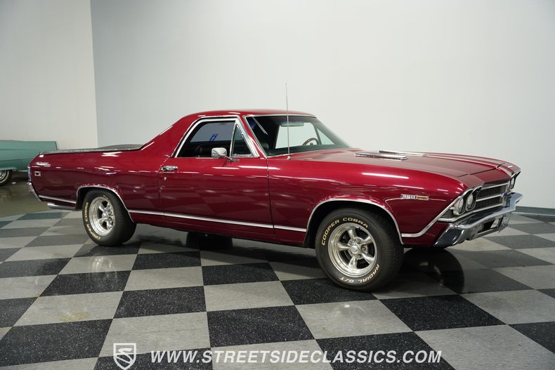 Chevrolet-El-camino-1969-Burgundy-Black-20