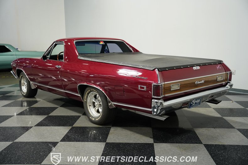 Chevrolet-El-camino-1969-Burgundy-Black-6