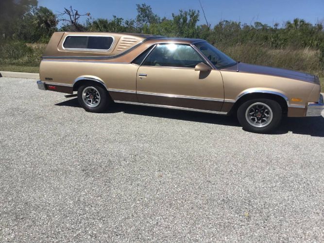 Chevrolet-El-camino-1987-Two-Tone-GoldBrown