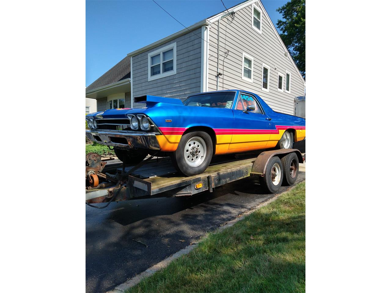 Chevrolet-El-camino-ss-1969-Blue-Blue-2