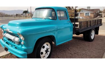 Chevrolet-Flatbed-1956-Turquoise-Turquoise-1