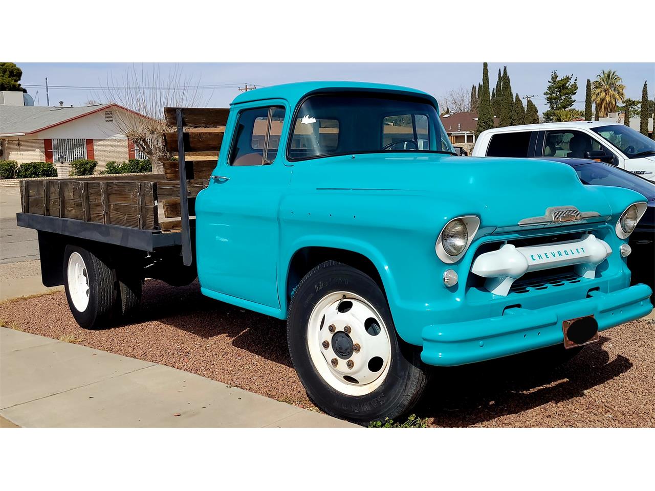 Chevrolet-Flatbed-1956-Turquoise-Turquoise-5