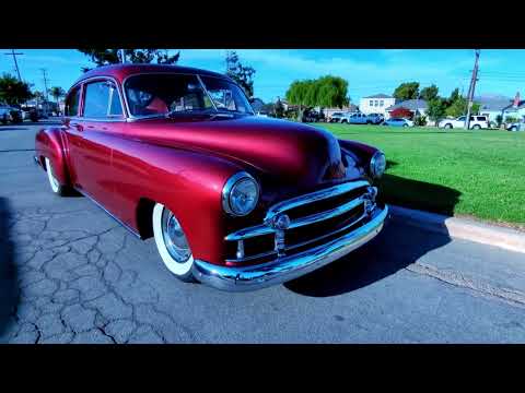 Chevrolet-Fleetline-1950-Burgandy-Burgandy-1