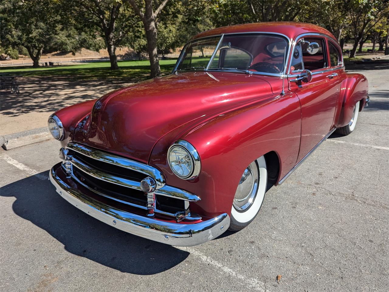 Chevrolet-Fleetline-1950-Burgandy-Burgandy-3