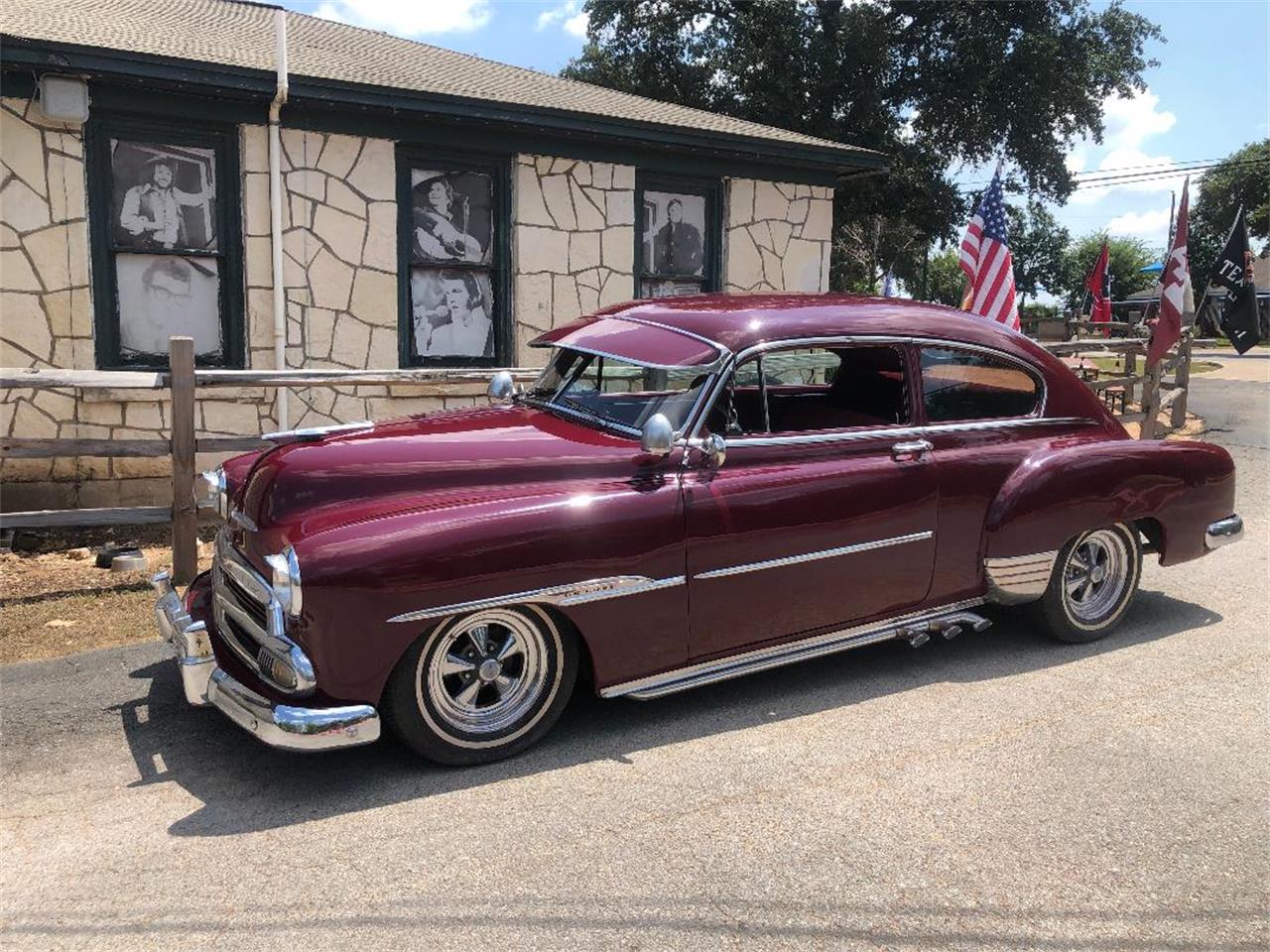 Chevrolet-Fleetline-1951-Red-Red-2