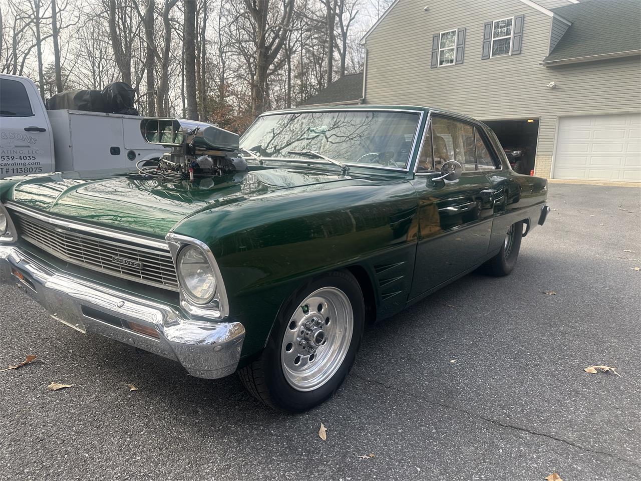 Chevrolet-Ii-nova-1966-Green-Tan-17