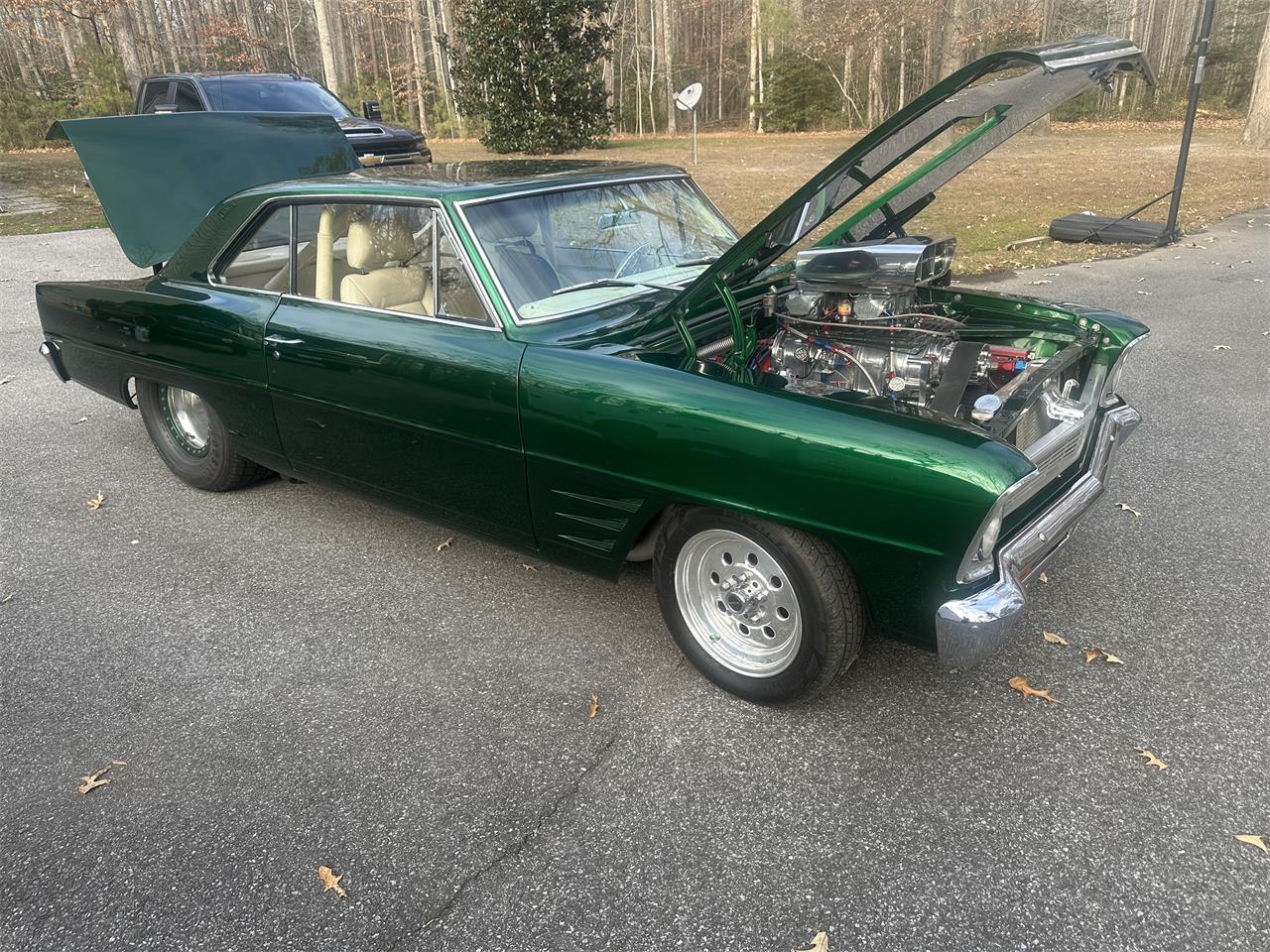 Chevrolet-Ii-nova-1966-Green-Tan-18