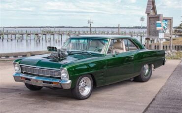 Chevrolet-Ii-nova-1966-Green-Tan-6