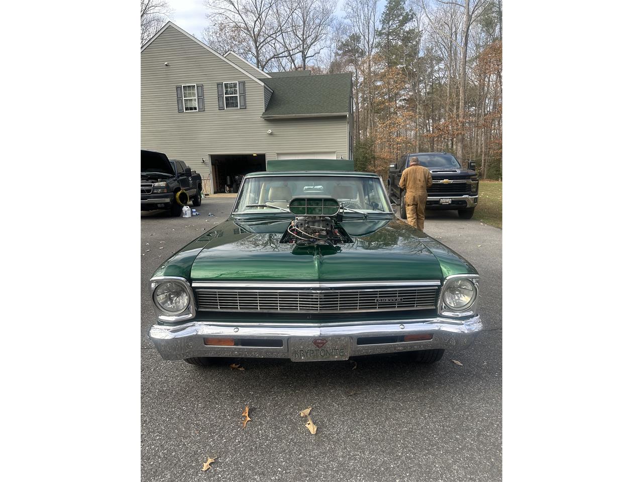 Chevrolet-Ii-nova-1966-Green-Tan-7