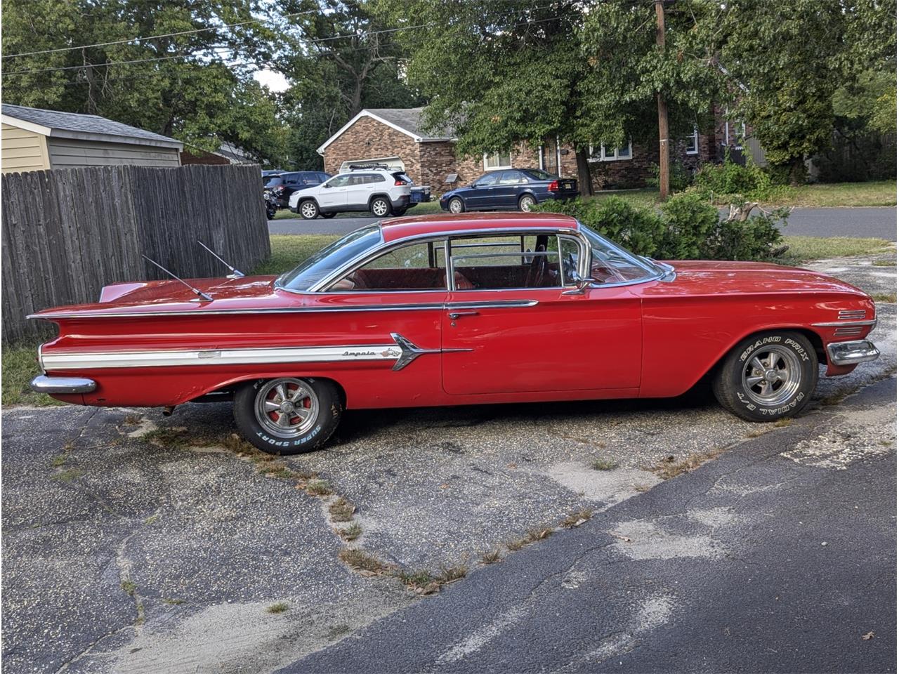 Chevrolet-Impala-1960-Red-Red-11