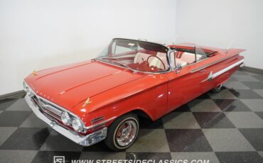Chevrolet-Impala-1960-Red-Red-11