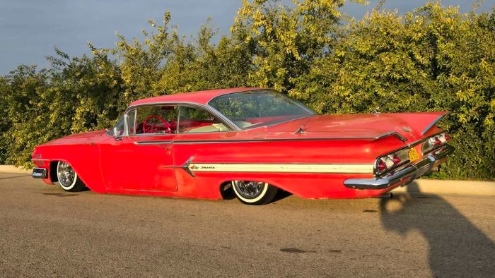 Chevrolet-Impala-1960-Red-Red-18