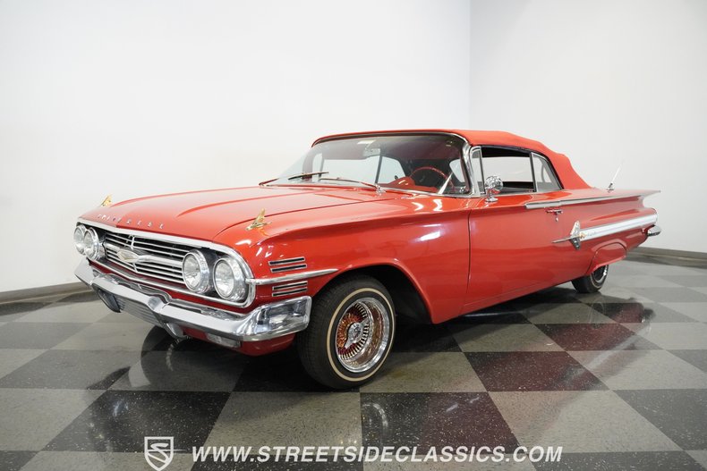 Chevrolet-Impala-1960-Red-Red-18