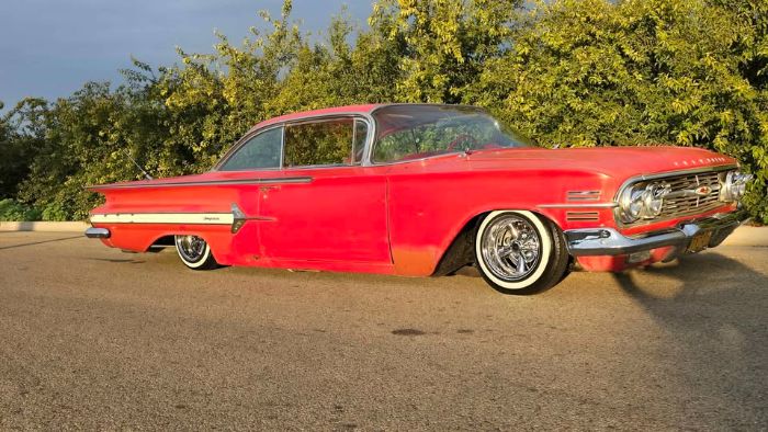 Chevrolet-Impala-1960-Red-Red-19