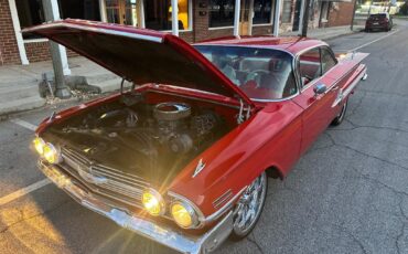 Chevrolet-Impala-1960-Red-Red-21