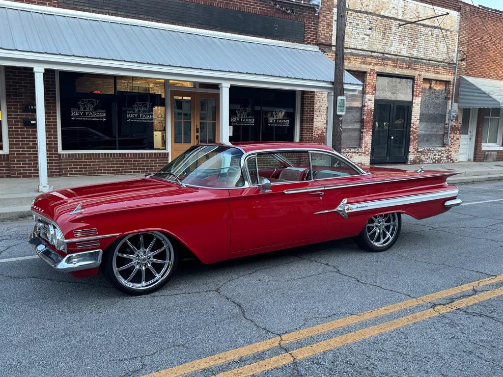 Chevrolet-Impala-1960-Red-Red-25