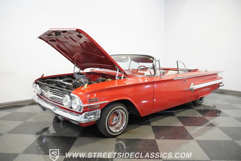 Chevrolet-Impala-1960-Red-Red-28