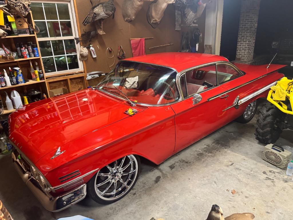Chevrolet-Impala-1960-Red-Red-30