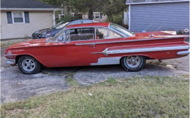 Chevrolet-Impala-1960-Red-Red-4