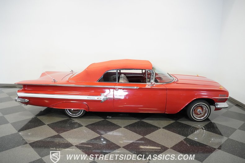 Chevrolet-Impala-1960-Red-Red-40