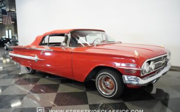 Chevrolet-Impala-1960-Red-Red-42
