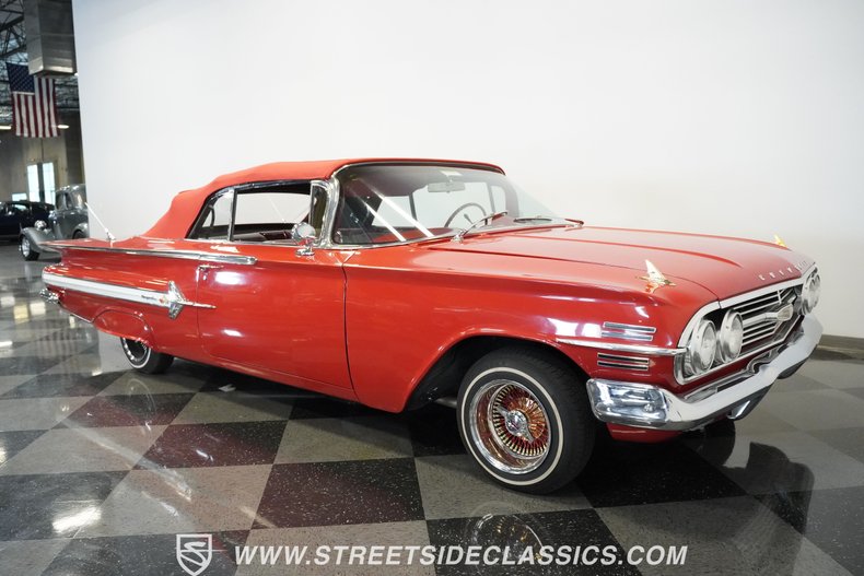 Chevrolet-Impala-1960-Red-Red-42